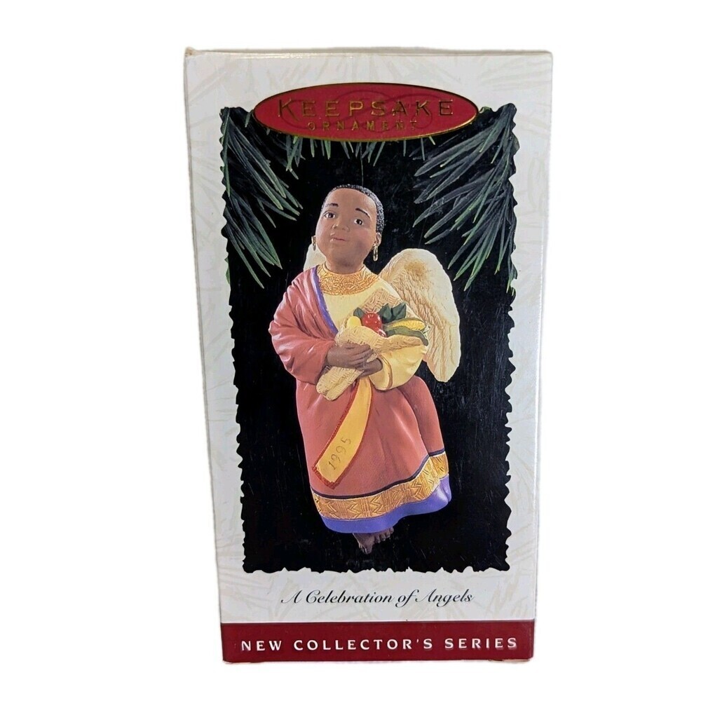 1995 Hallmark Keepsake Ornament A Celebration of Angels No. 1 Kwanzaa